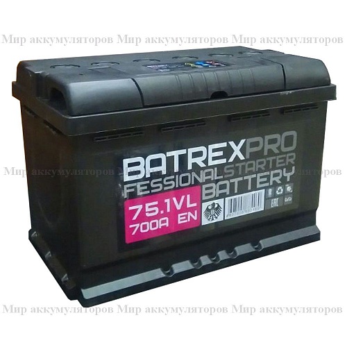 BATREX  6СТ-75 п.п.