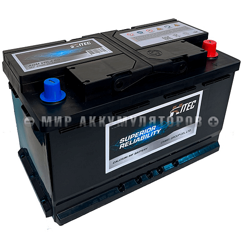 HITEC AGM 6СТ-80 о.п. евро (VRL4) HITEC AGM 6СТ-80 о.п. евро (VRL4)